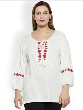 Junarose Embroidered Top